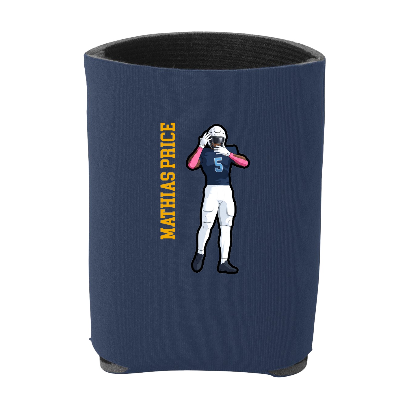 Can Holder — Name Vertical in Navy