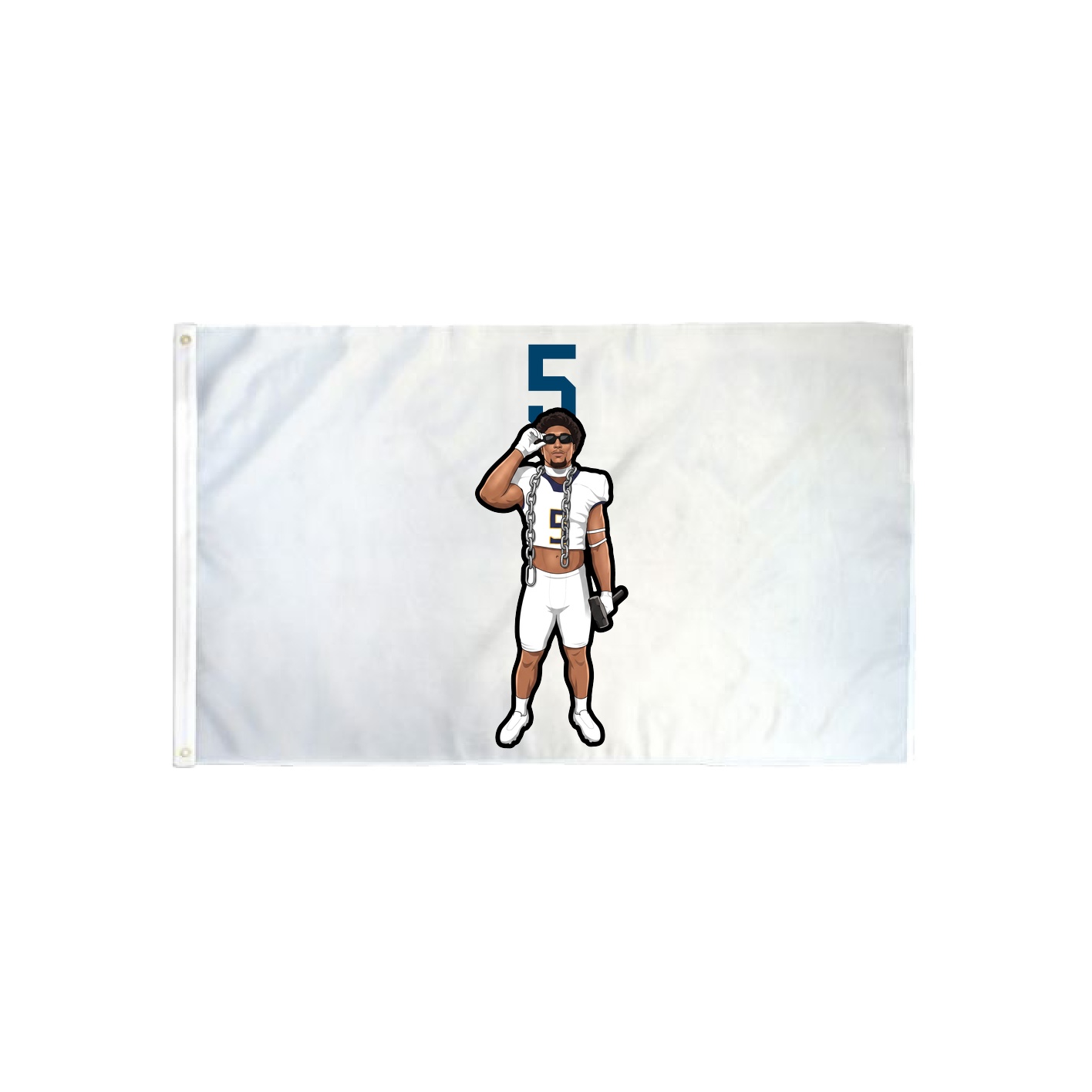 3x5 Flag — Number Top in Classic