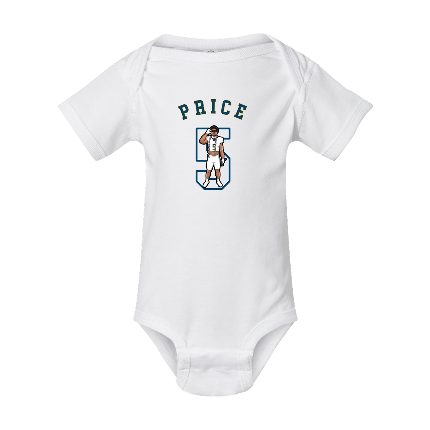 Baby Onesie — Shirsey Arch in White