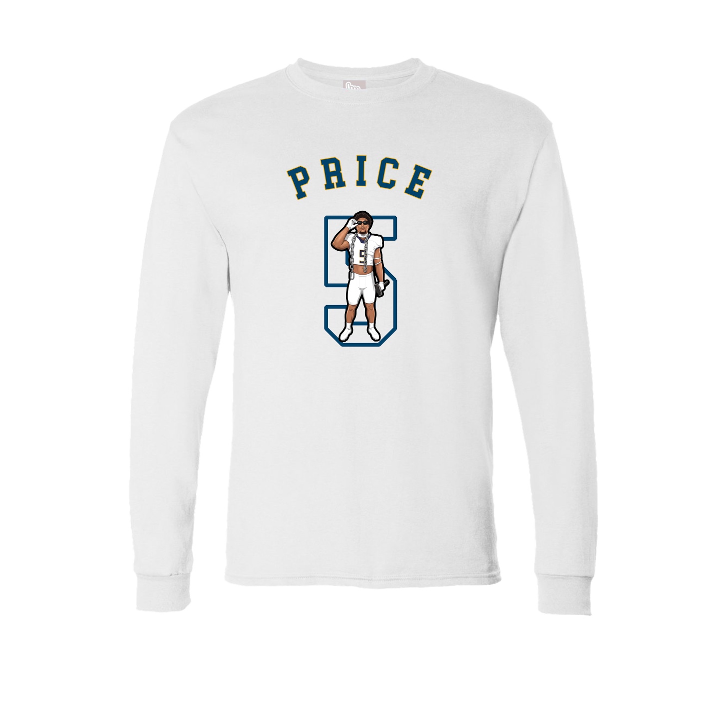 Long Sleeve Tee — Shirsey Arch in White
