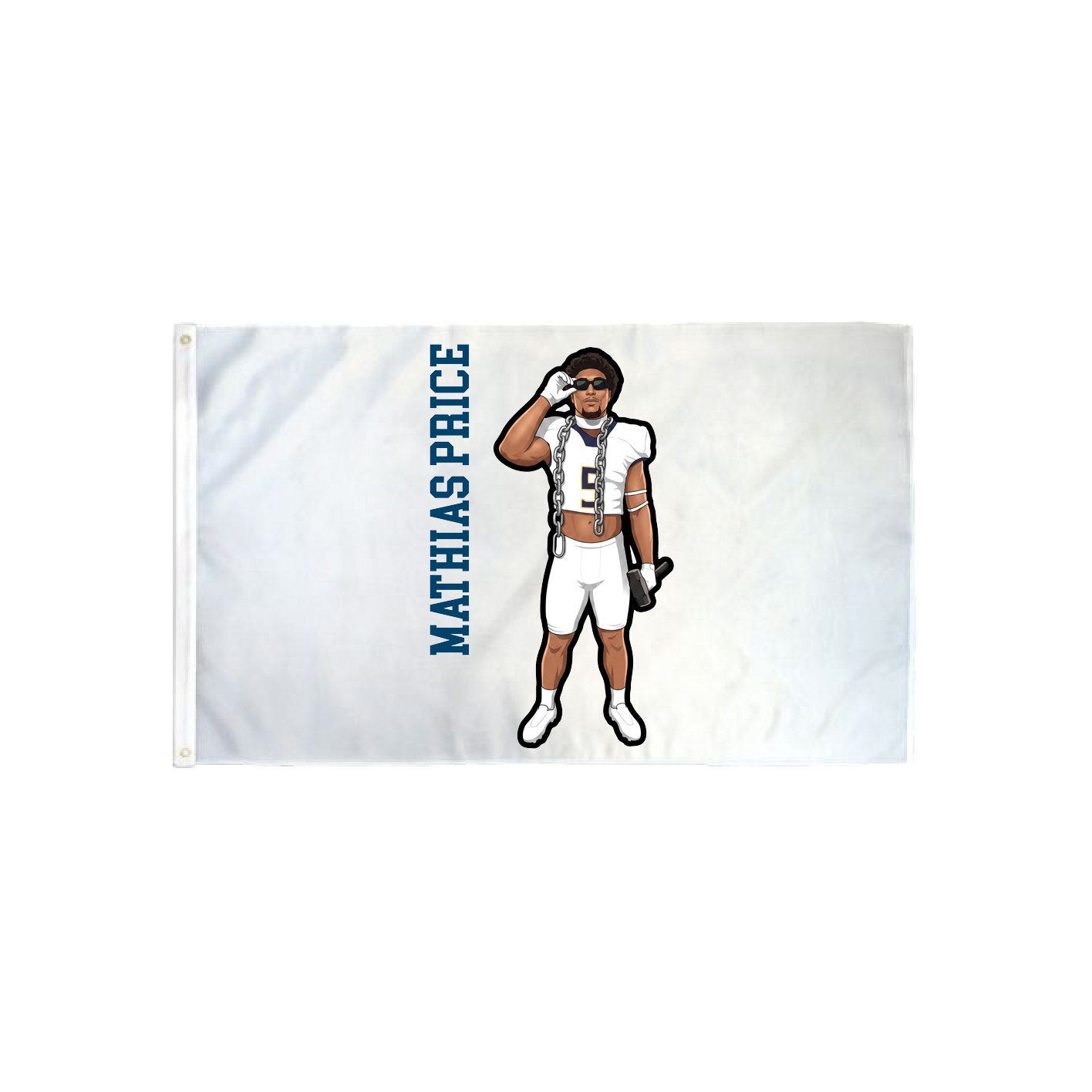 3x5 Flag — Name Vertical in Classic