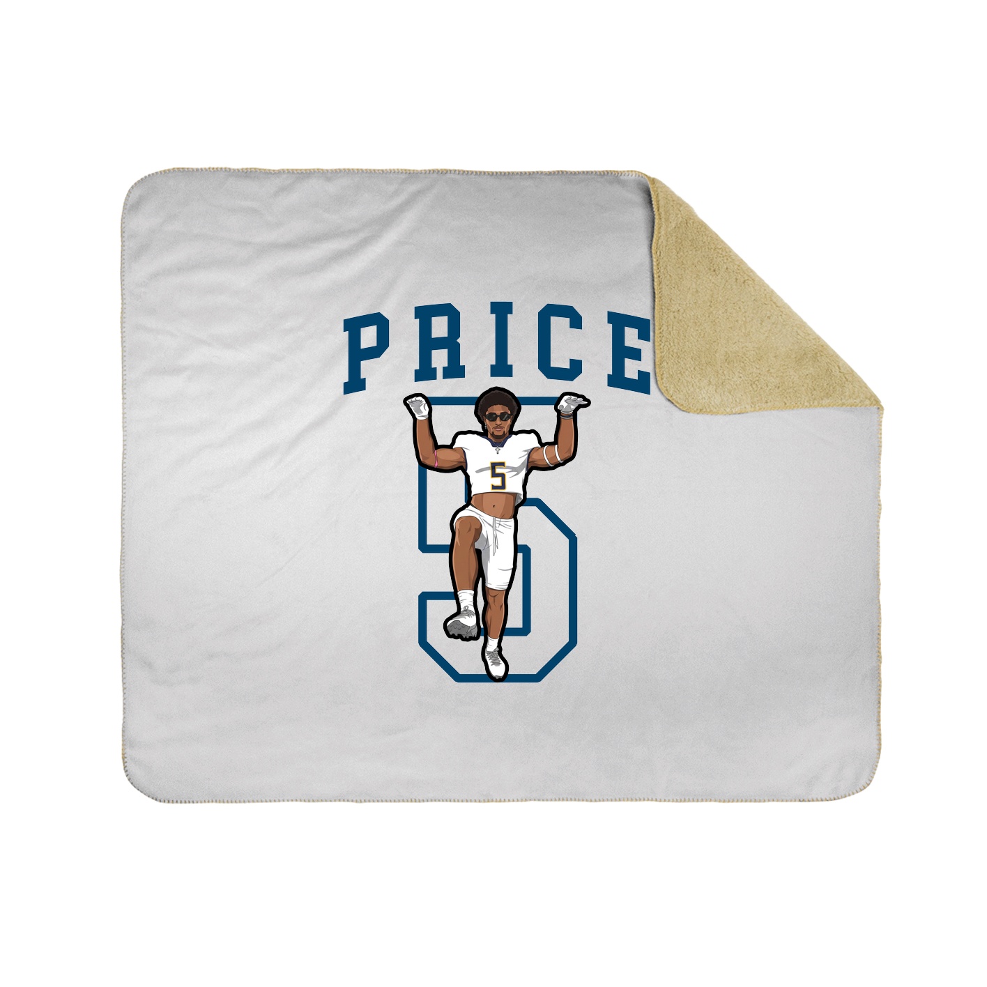 Throw Blanket — Shirsey in White