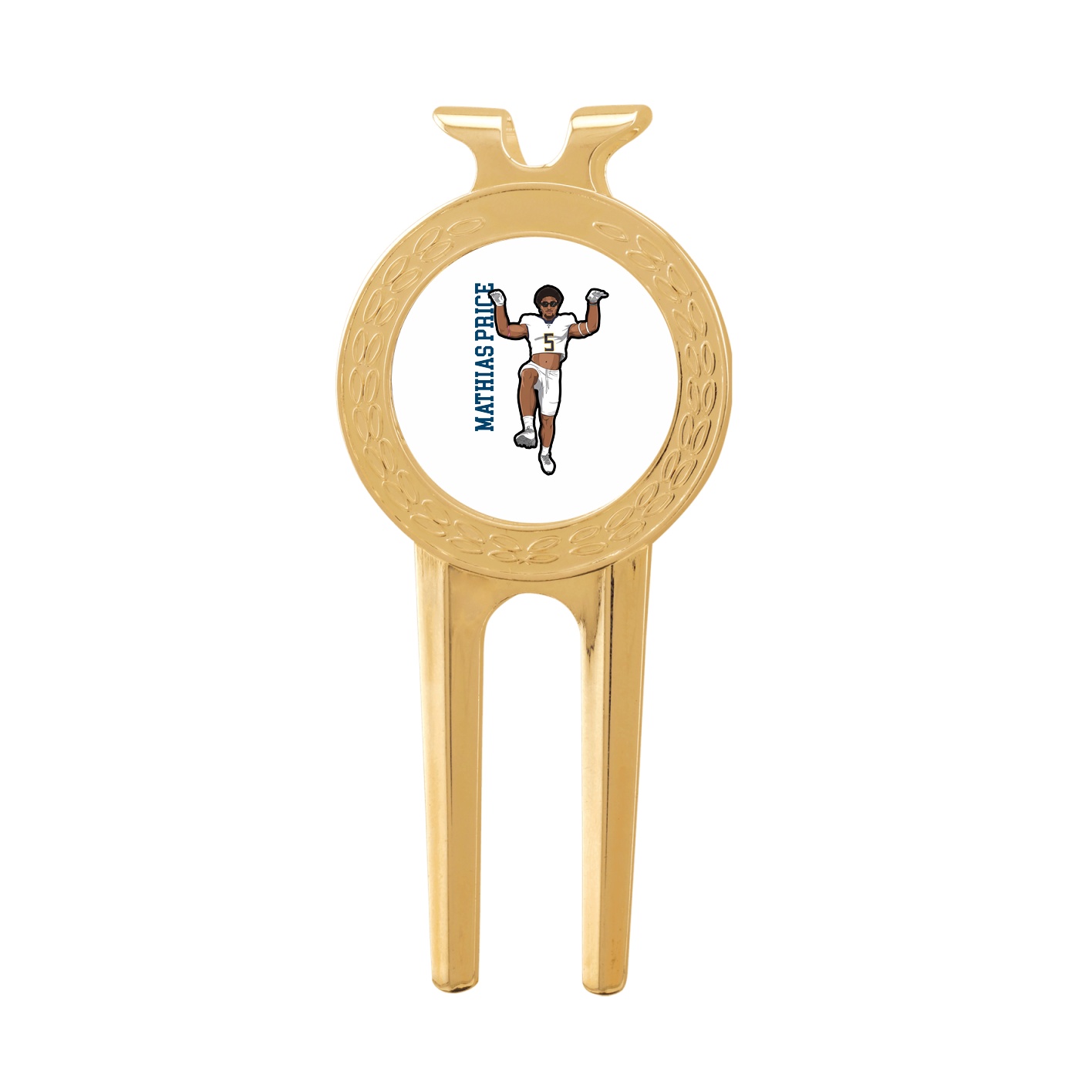 Divot Tool with Ball Marker — Name Vertical in Classic