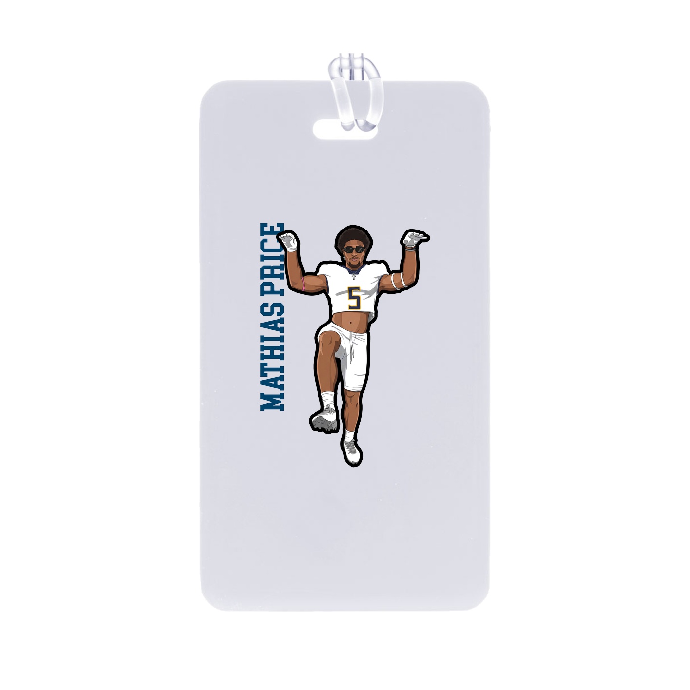 Bag Tag — Name Vertical in Classic