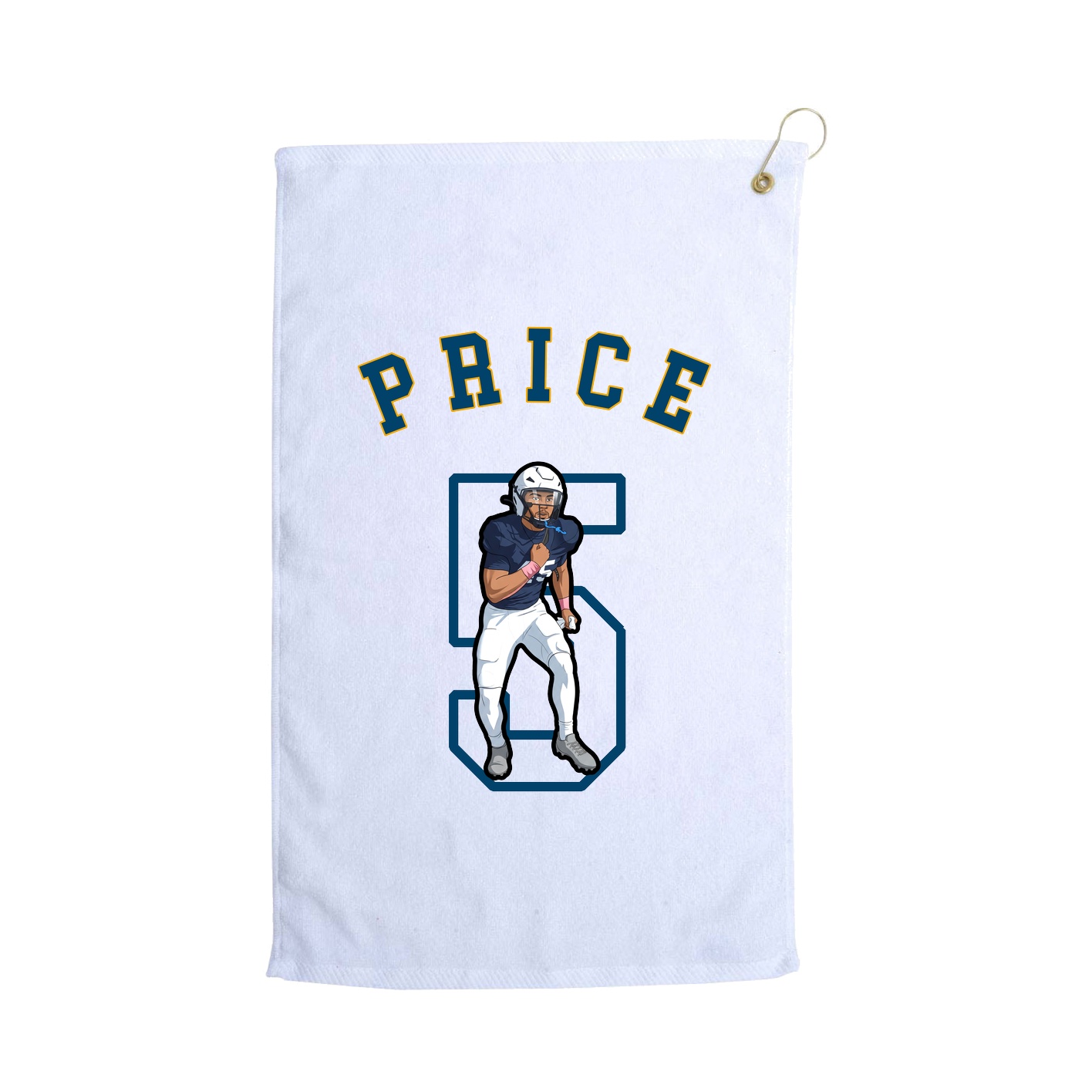 Golf Towel — Shirsey Arch in White