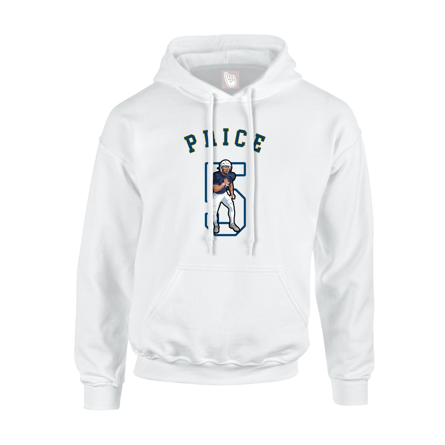 Hoodie — Shirsey Arch in White