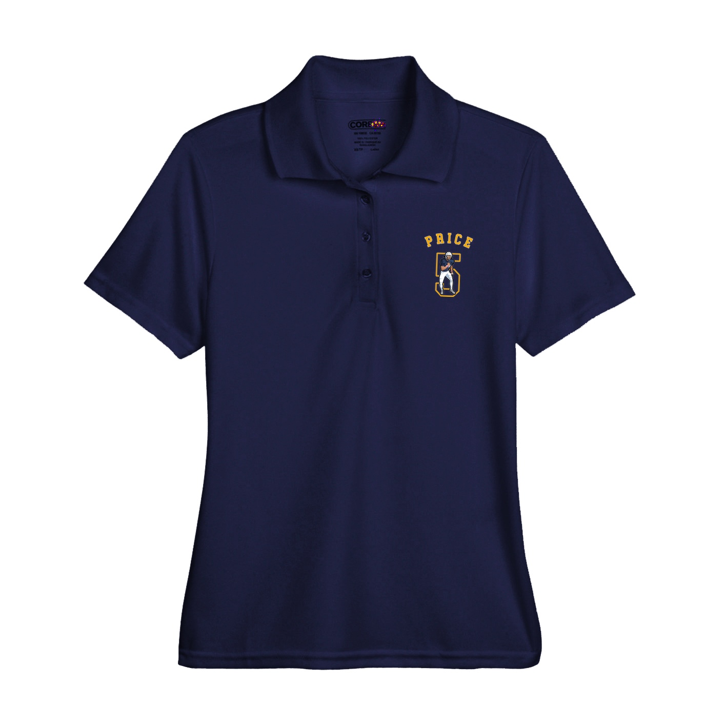Womens Performance Polo — Shirsey Arch in Navy