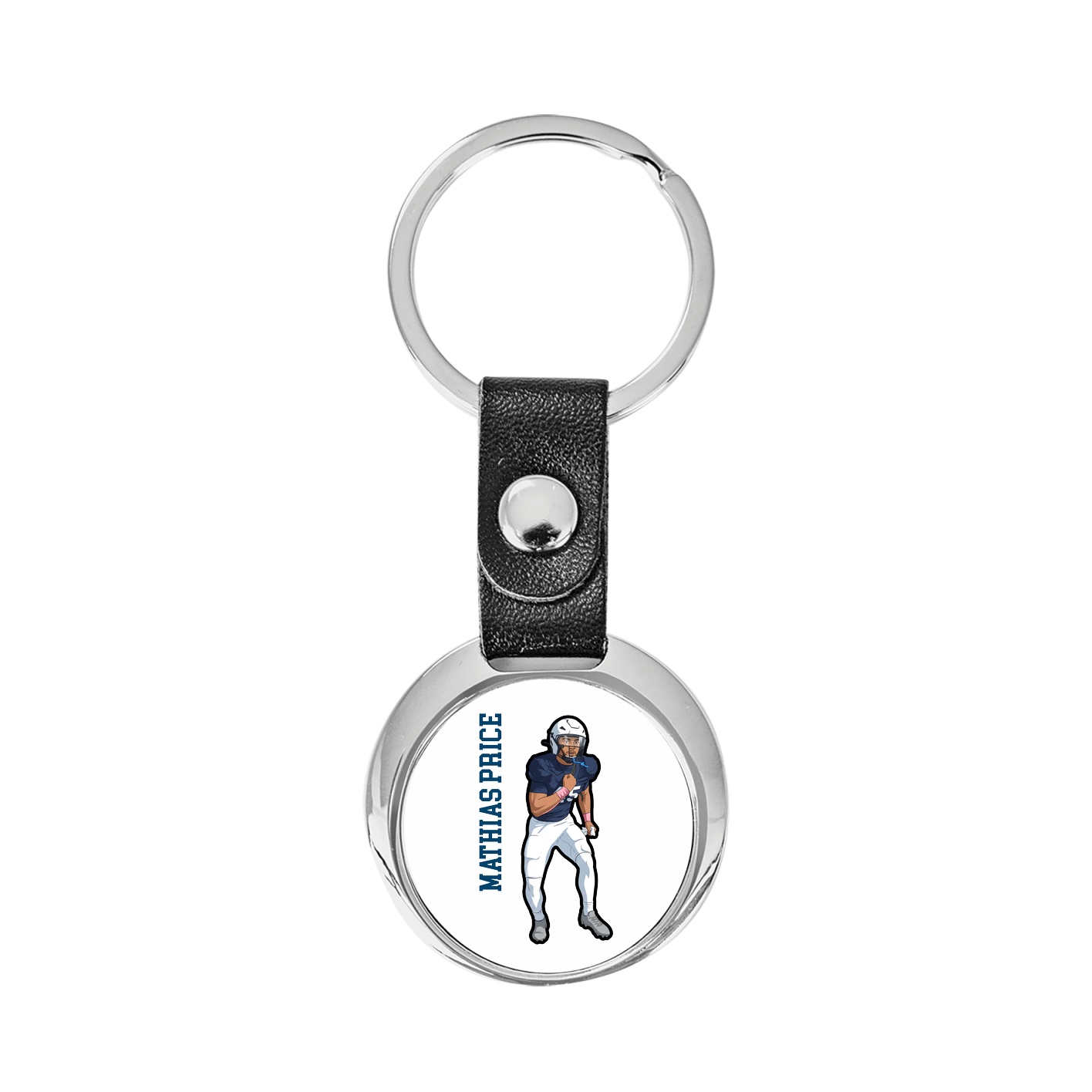 Key Chain — Name Vertical in Classic