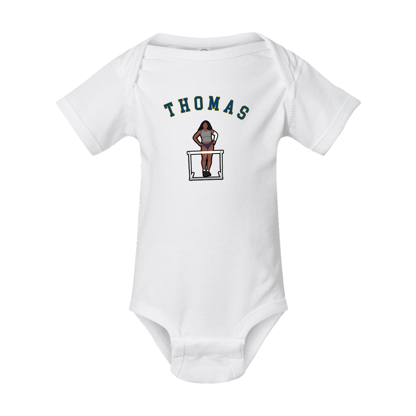 Baby Onesie — Shirsey Arch in White