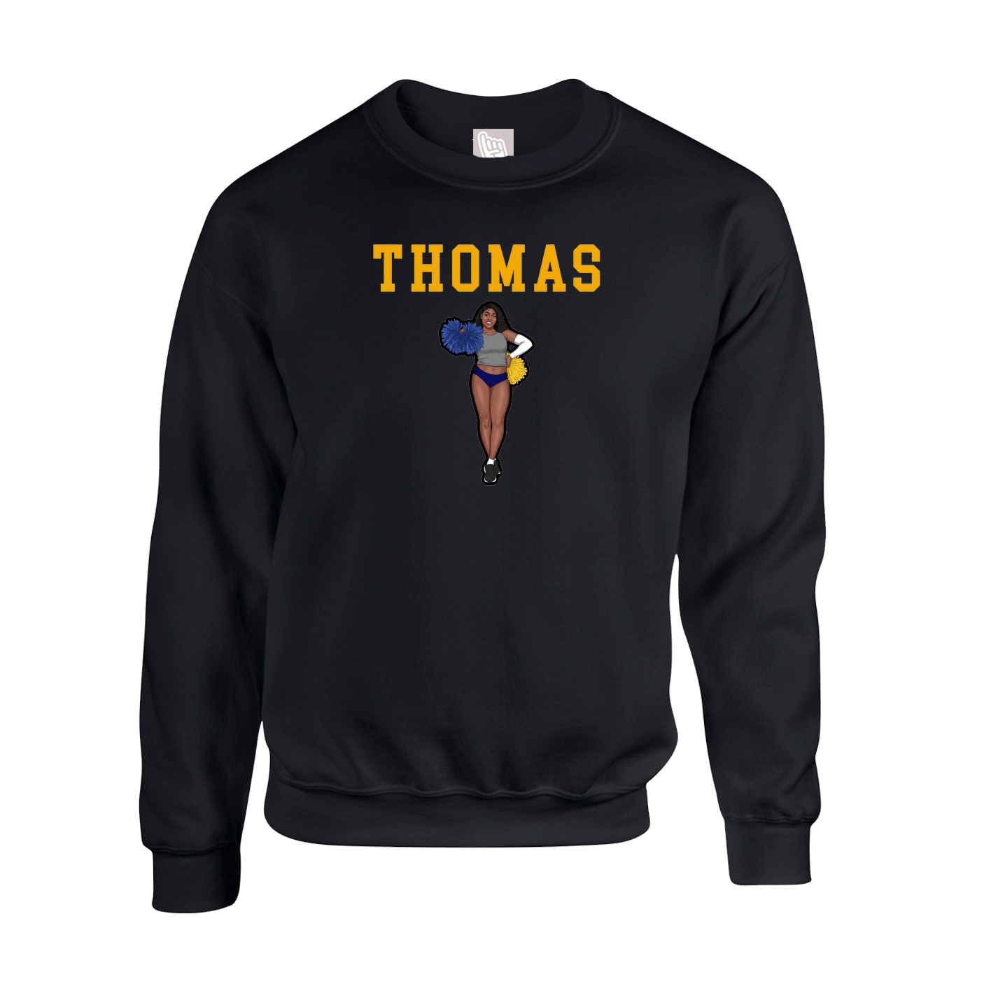 Fleece Crew — Shirsey in Black