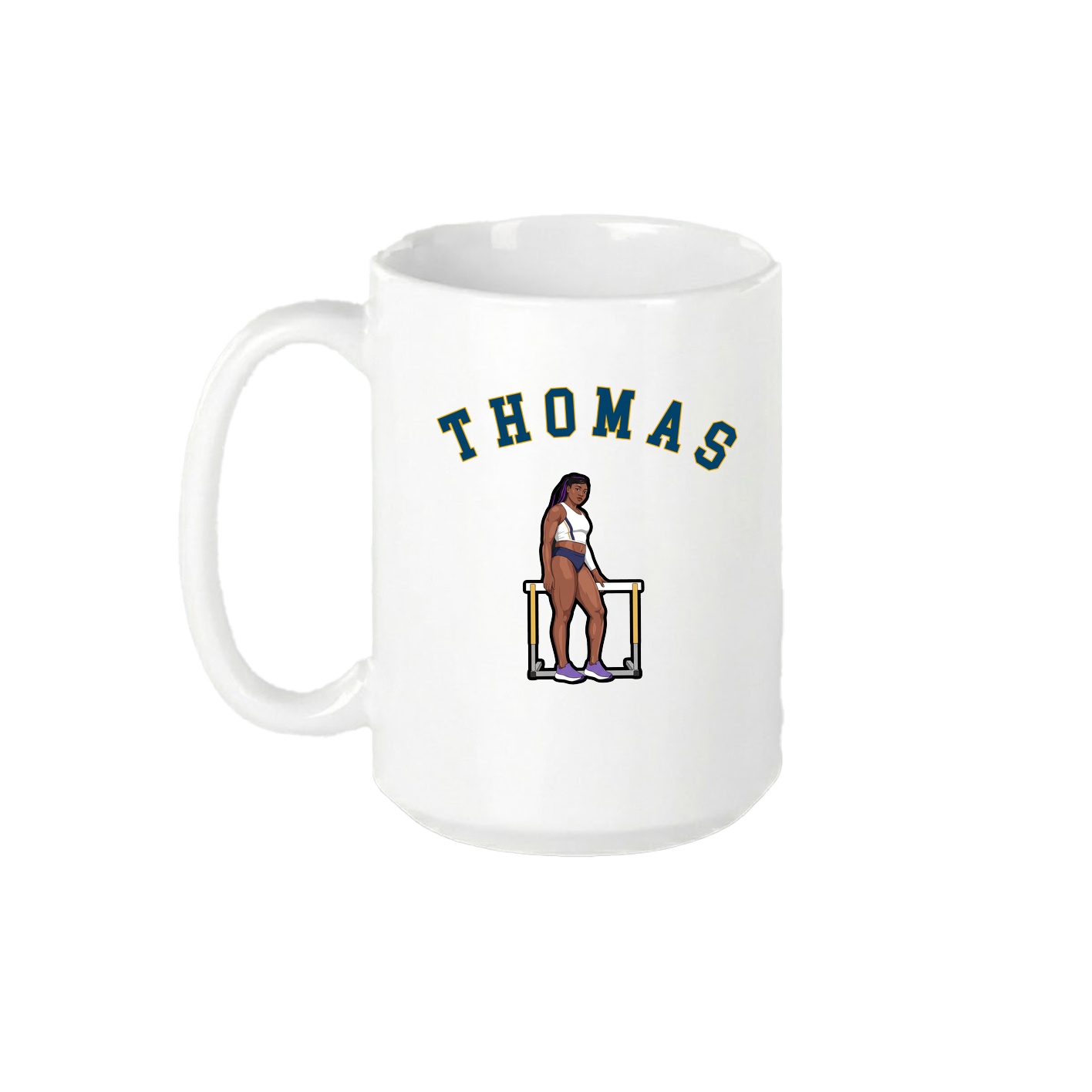 15oz Coffee Mug — Shirsey Arch in White