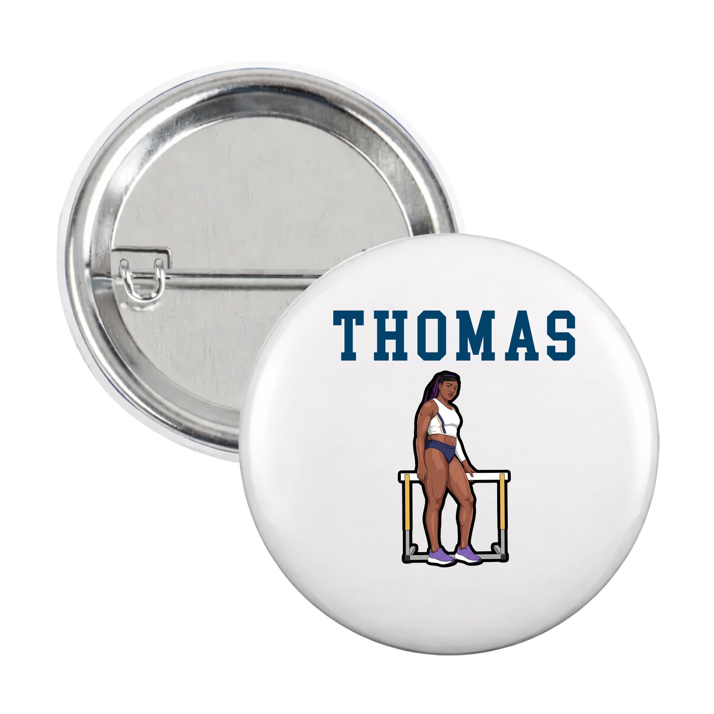 Game Day Button — Shirsey in White