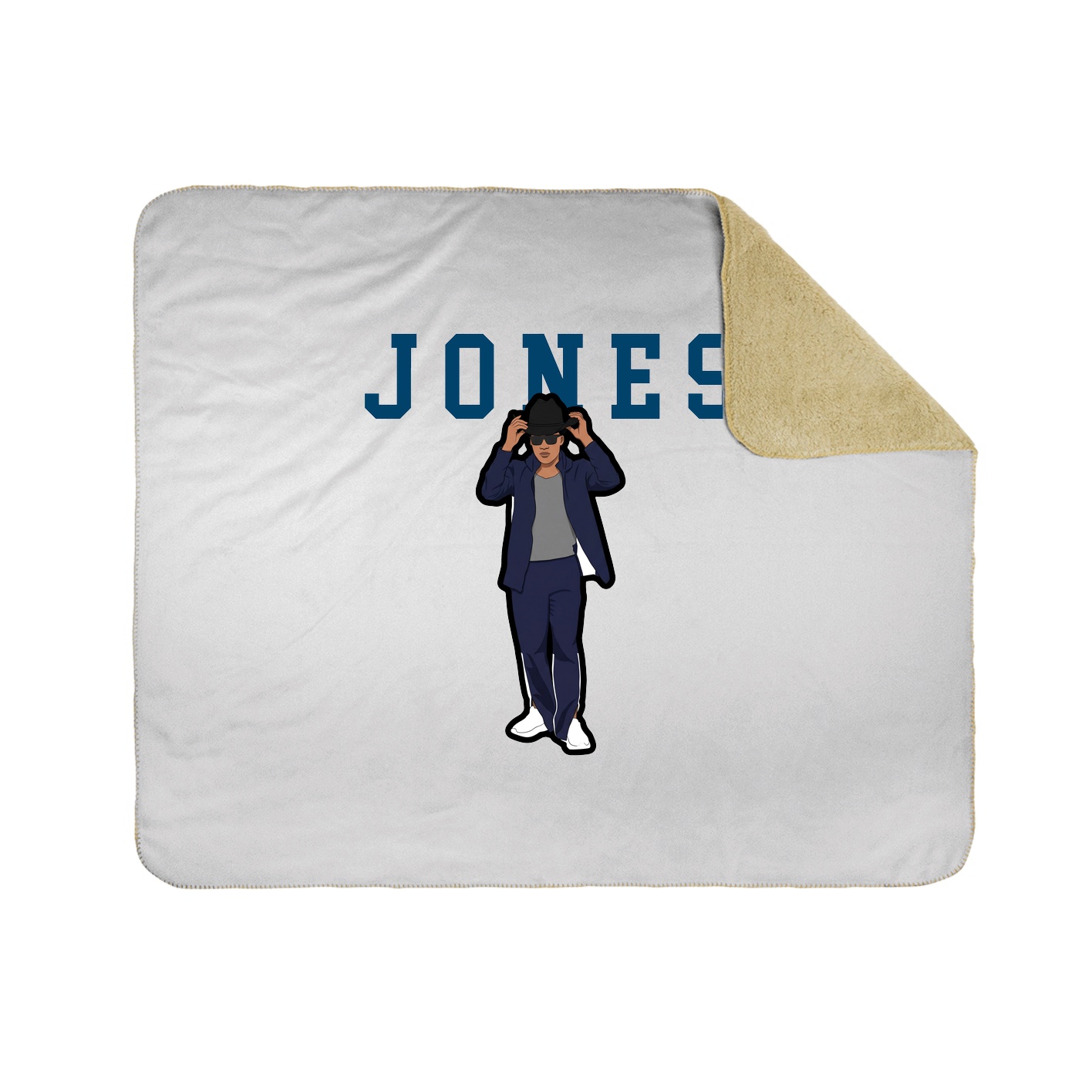 Throw Blanket — Shirsey in White