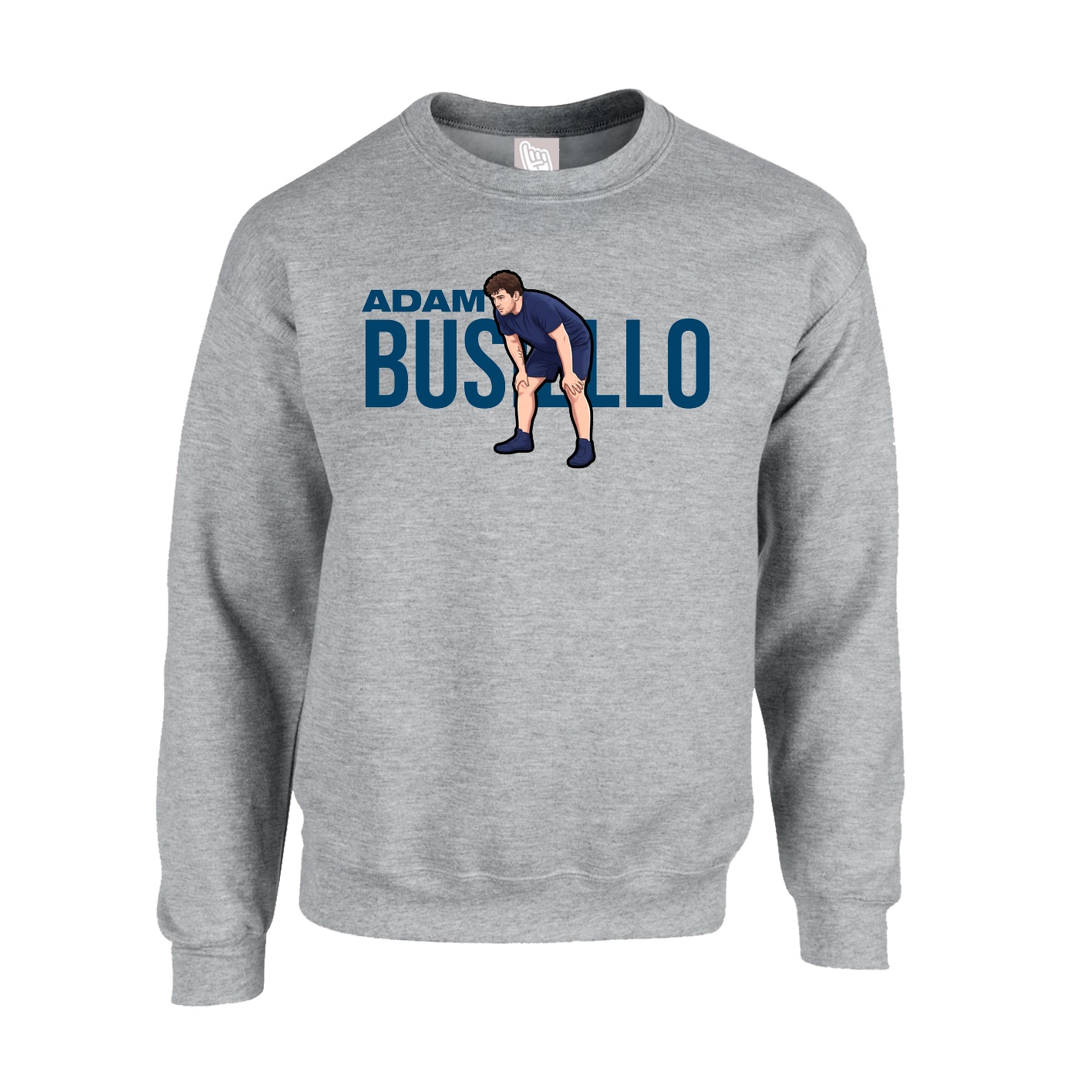 Fleece Crew — Player Name in Grey