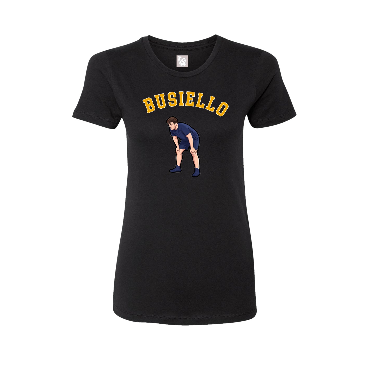 Fitted Women's Tee — Shirsey Arch in Black