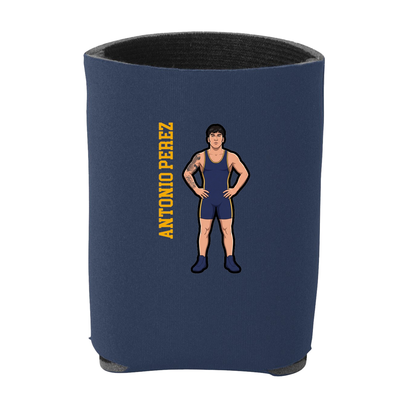 Can Holder — Name Vertical in Navy