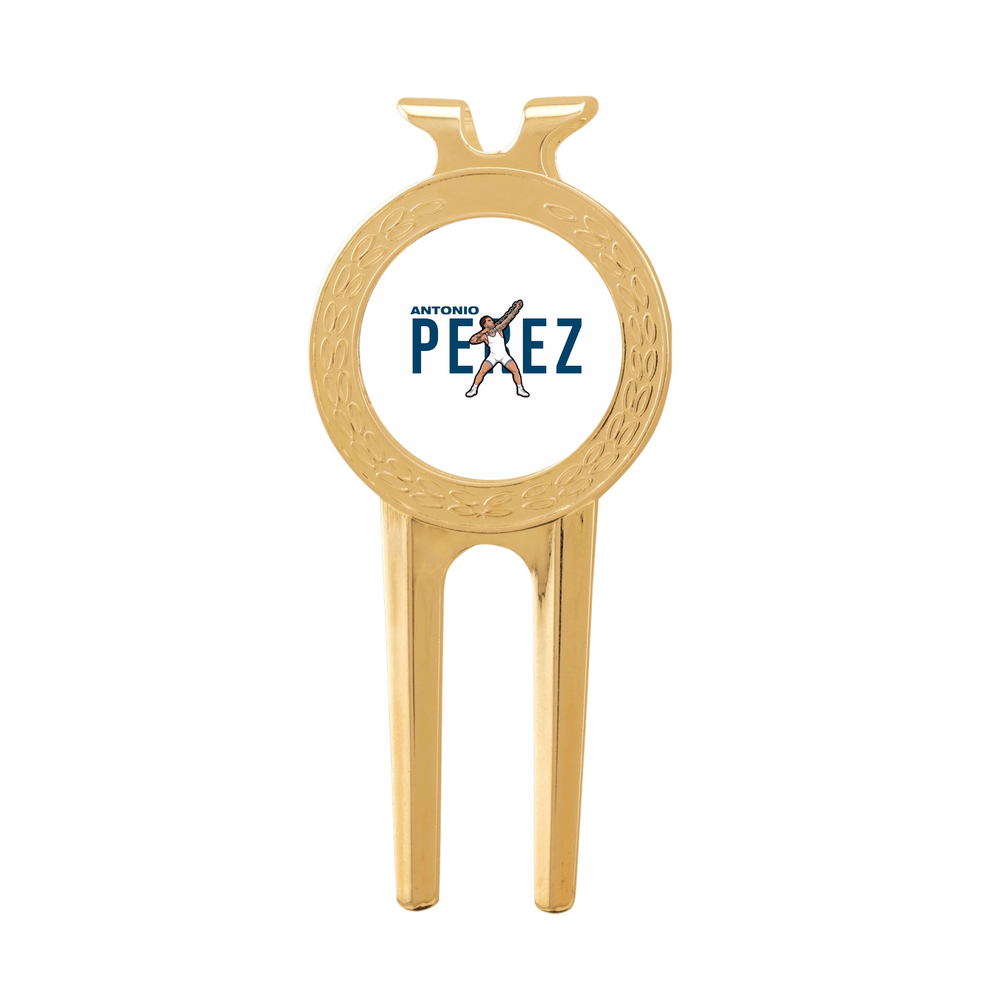 Divot Tool with Ball Marker — Player Name in Classic