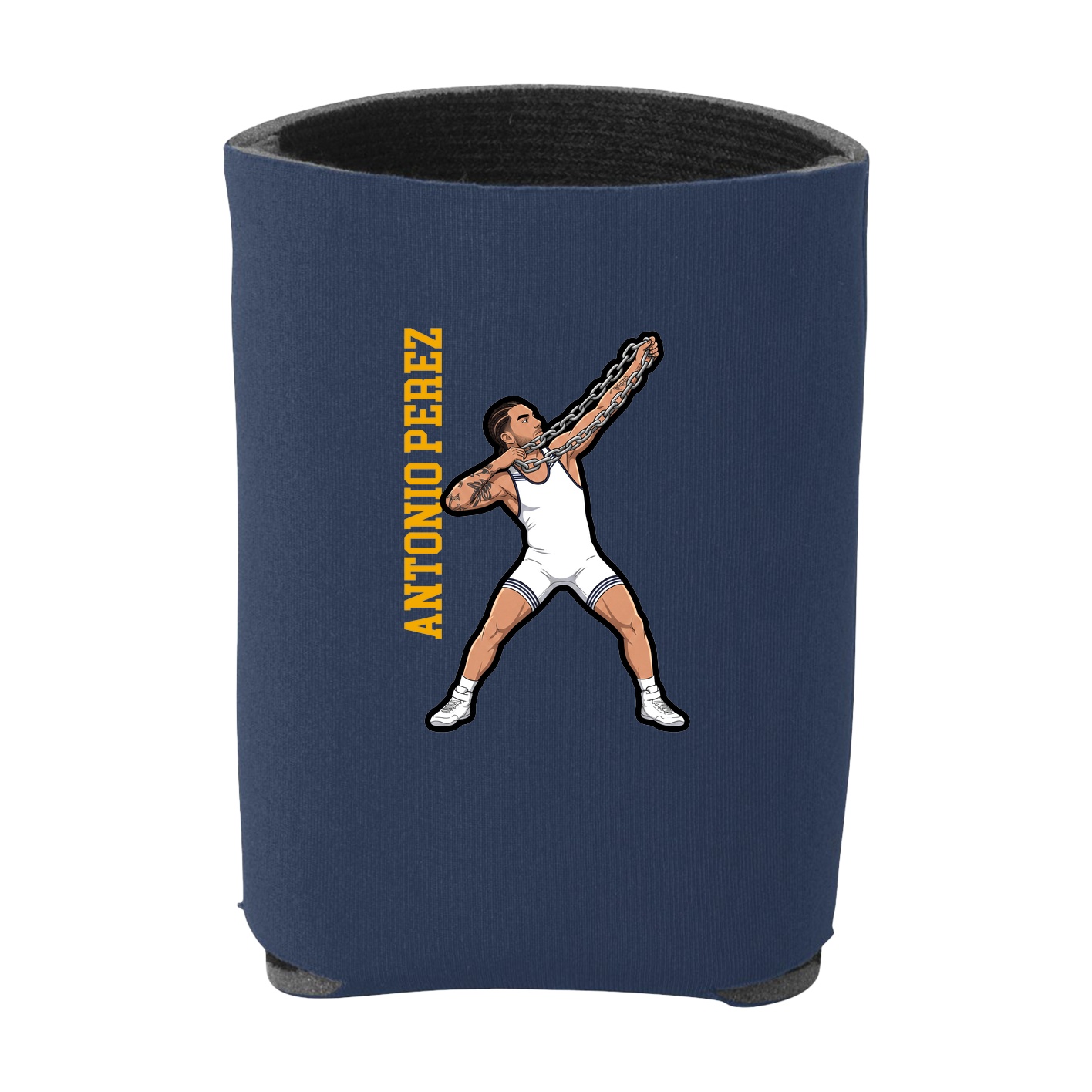 Can Holder — Name Vertical in Navy