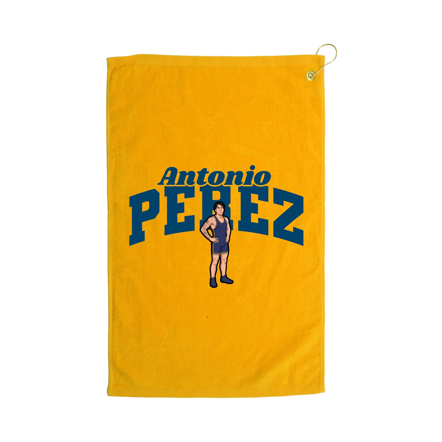 Golf Towel — Signature Arch in Gold