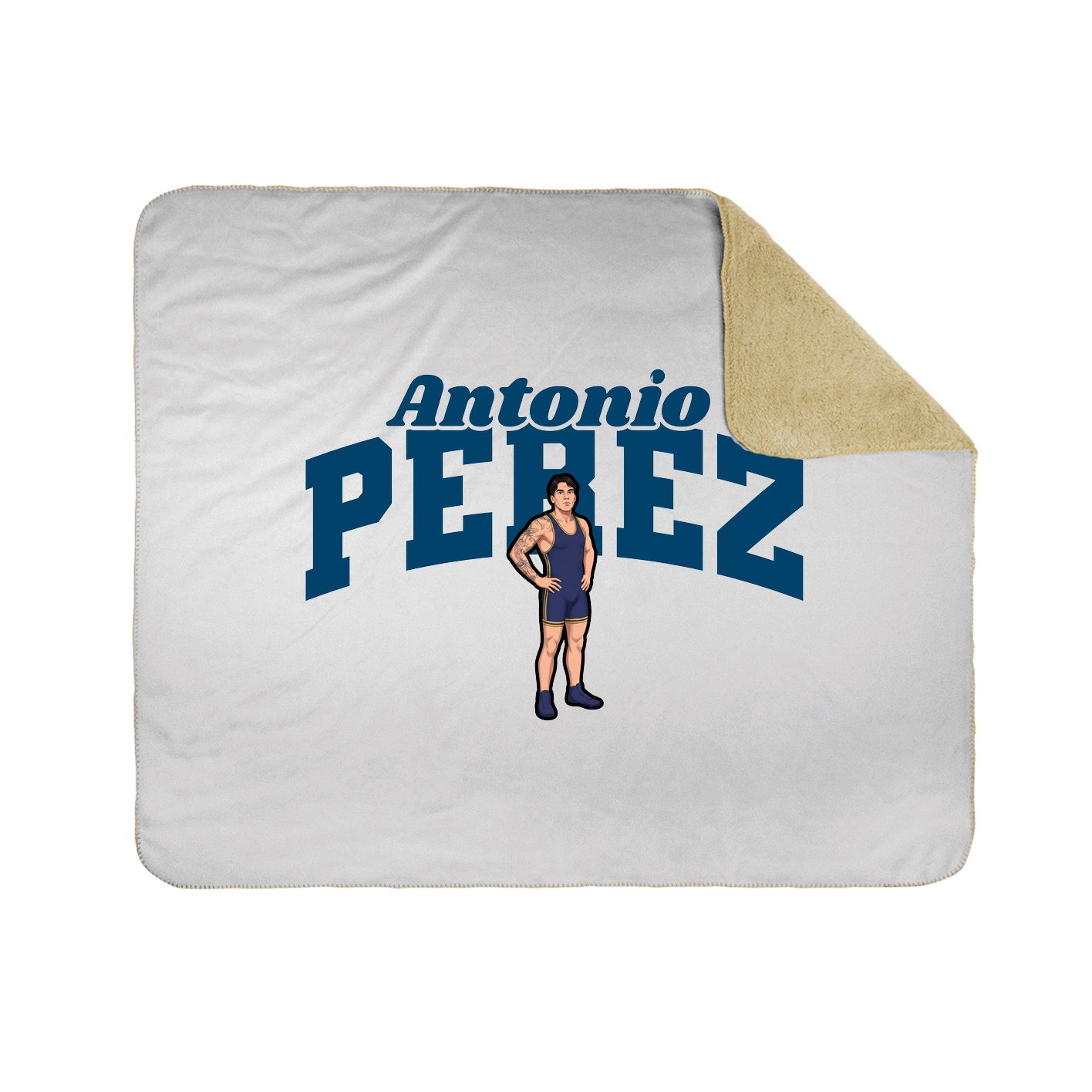 Throw Blanket — Signature Arch in White