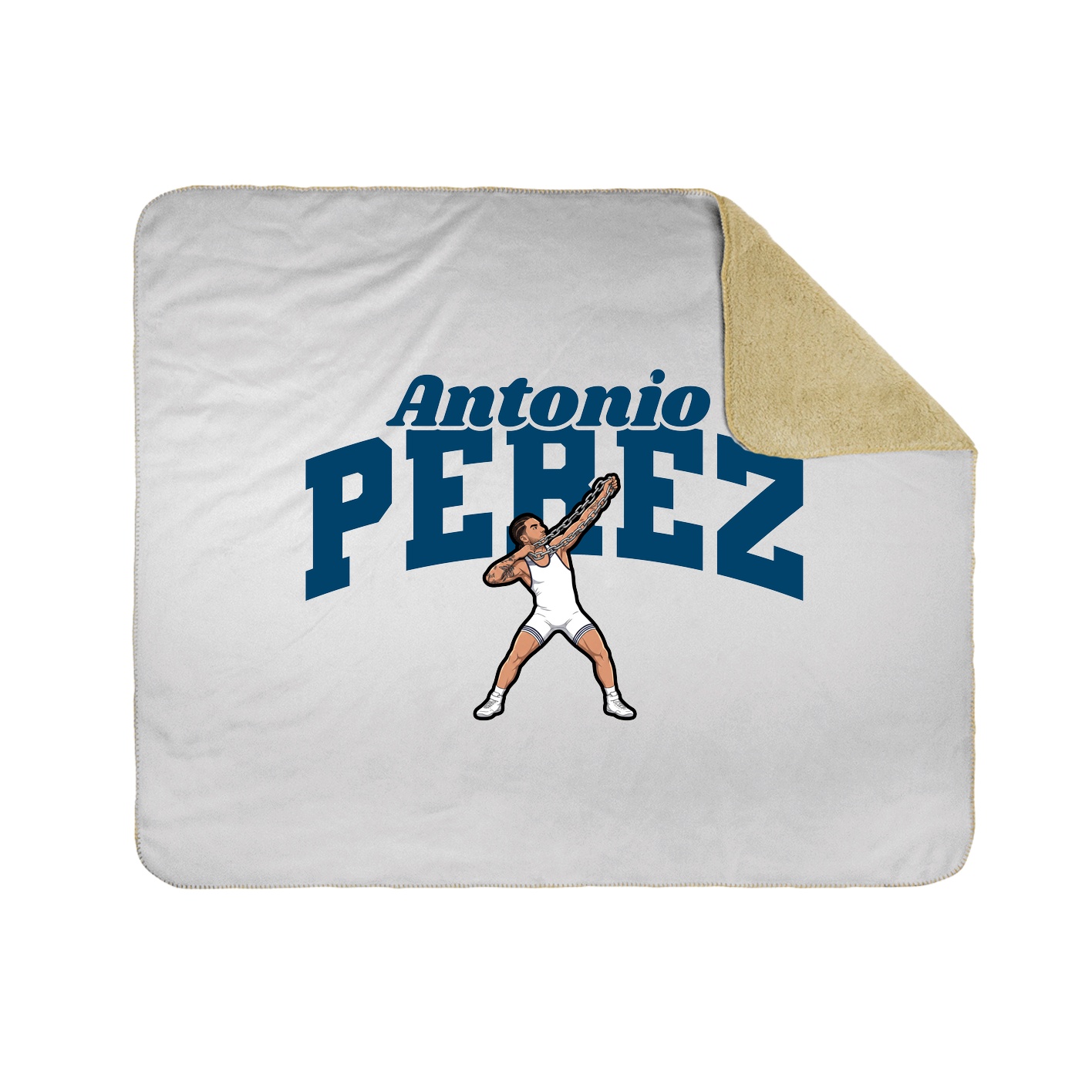 Throw Blanket — Signature Arch in White