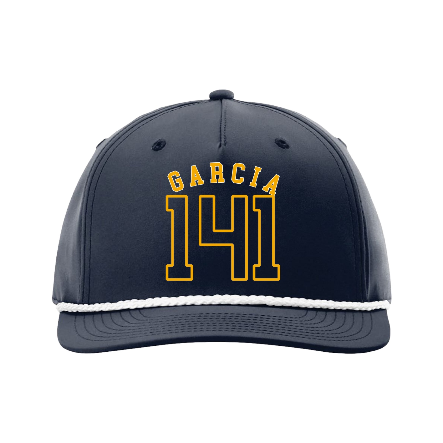 Five-Panel Classic Rope Cap — Shirsey Arch in Navy