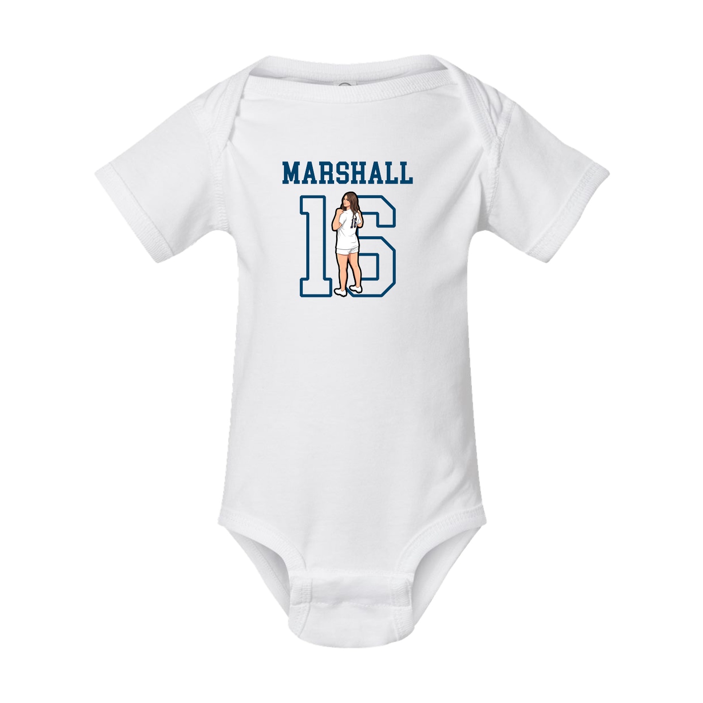 Baby Onesie — Shirsey in White