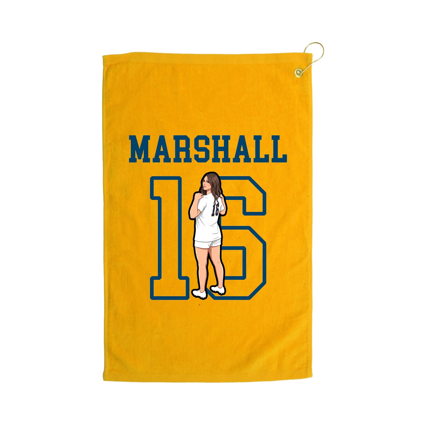 Golf Towel — Shirsey in Gold