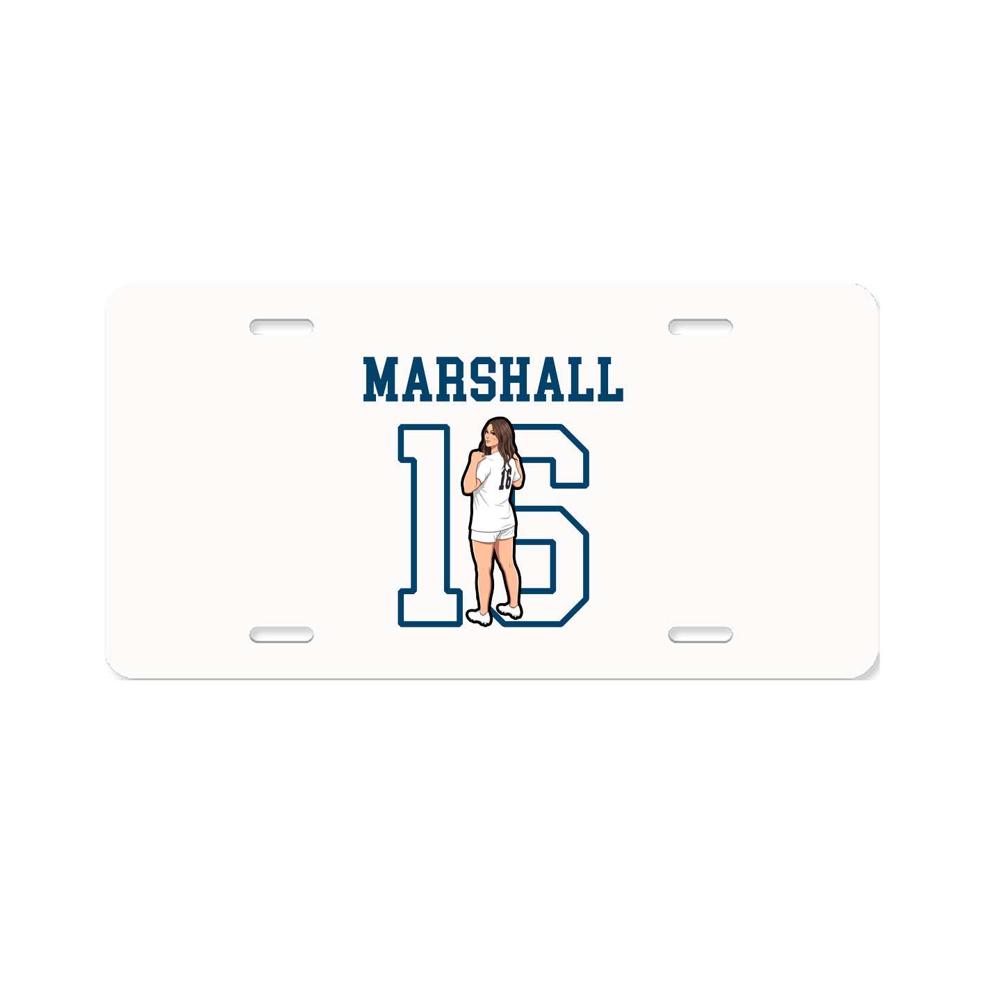 License Plate — Shirsey in Classic