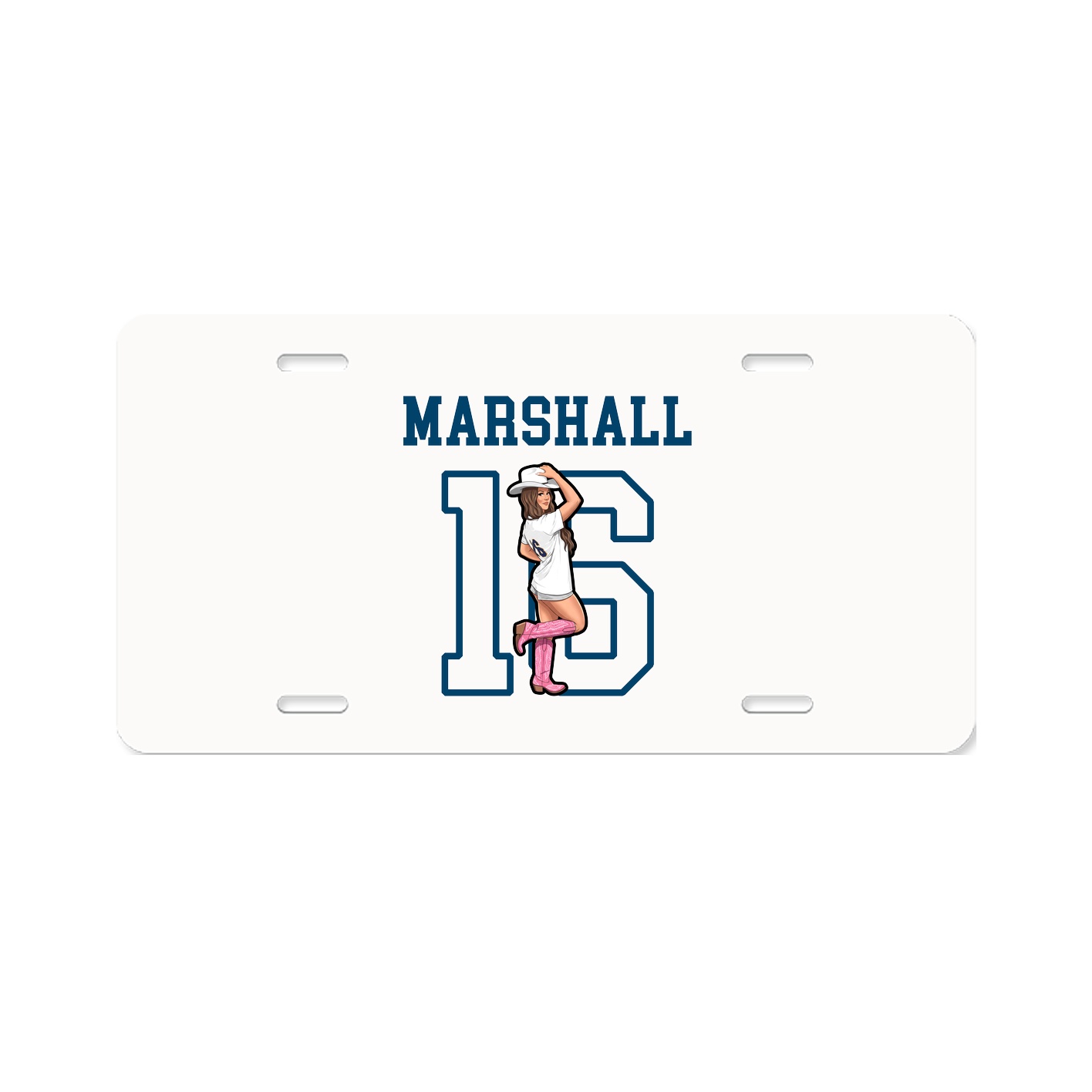 License Plate — Shirsey in Classic