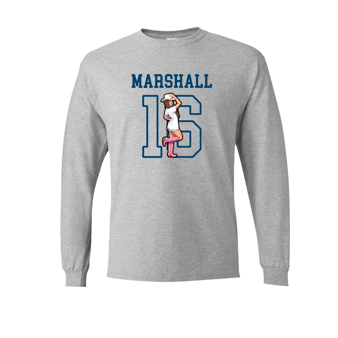 Long Sleeve Tee — Shirsey in Grey