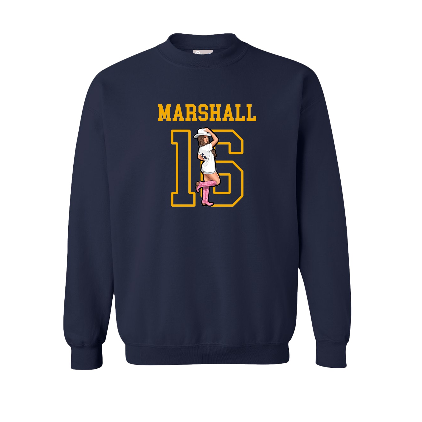 Fleece Crew — Shirsey in Navy