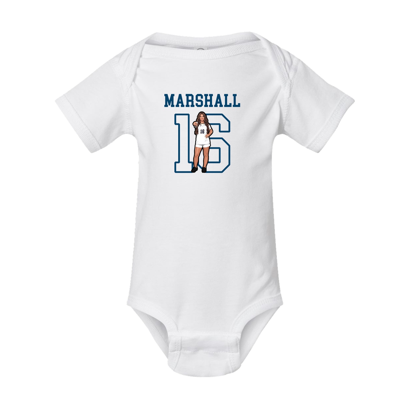 Baby Onesie — Shirsey in White