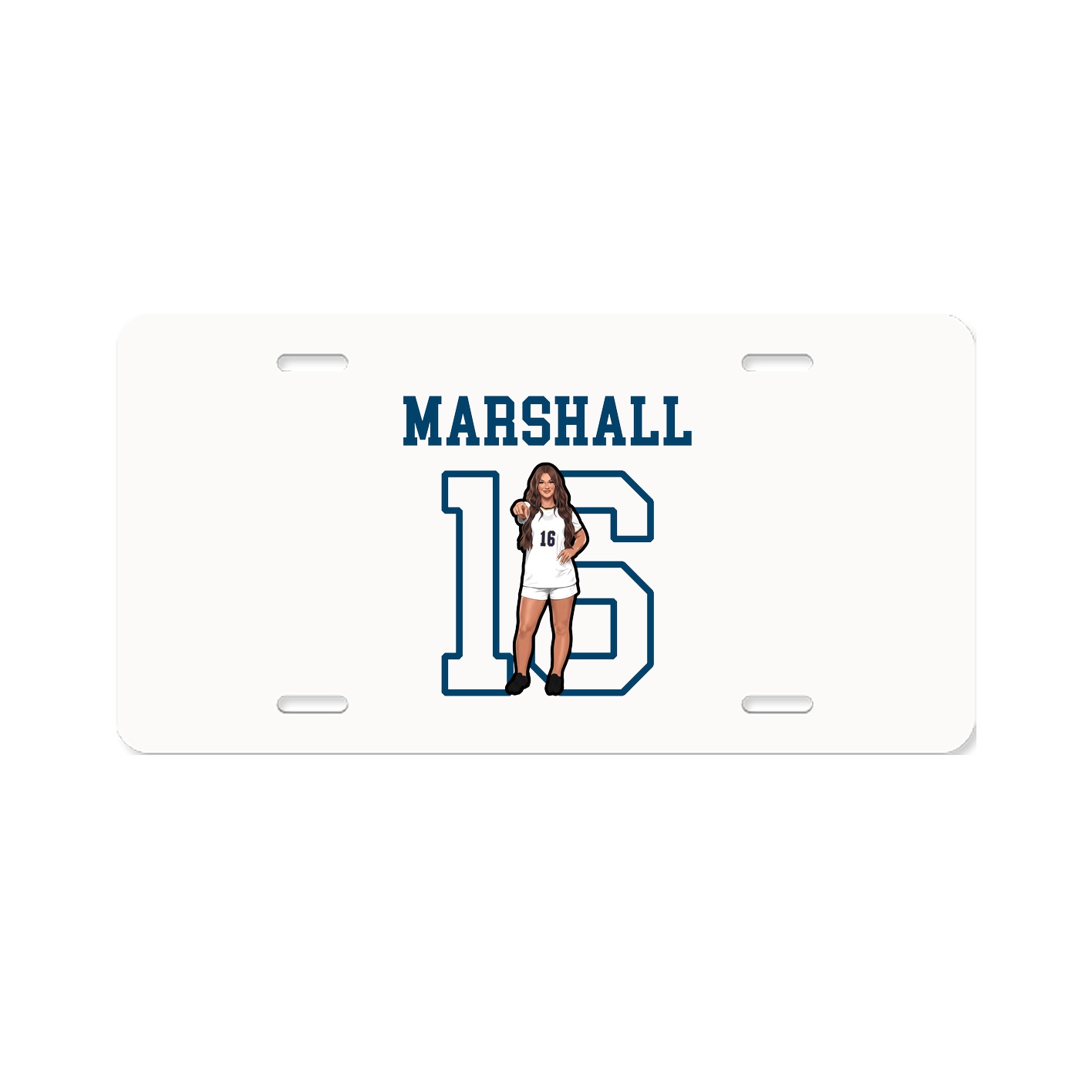 License Plate — Shirsey in Classic