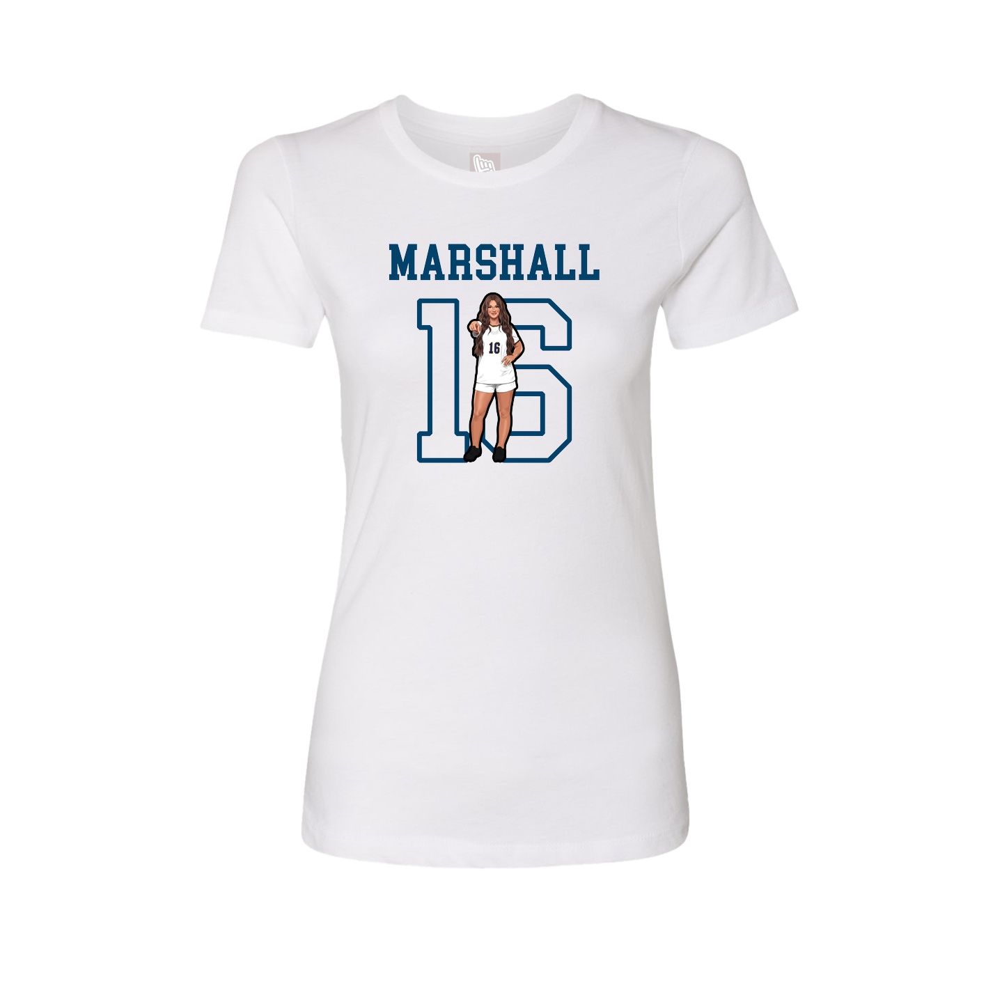 Fitted Women's Tee — Shirsey in White