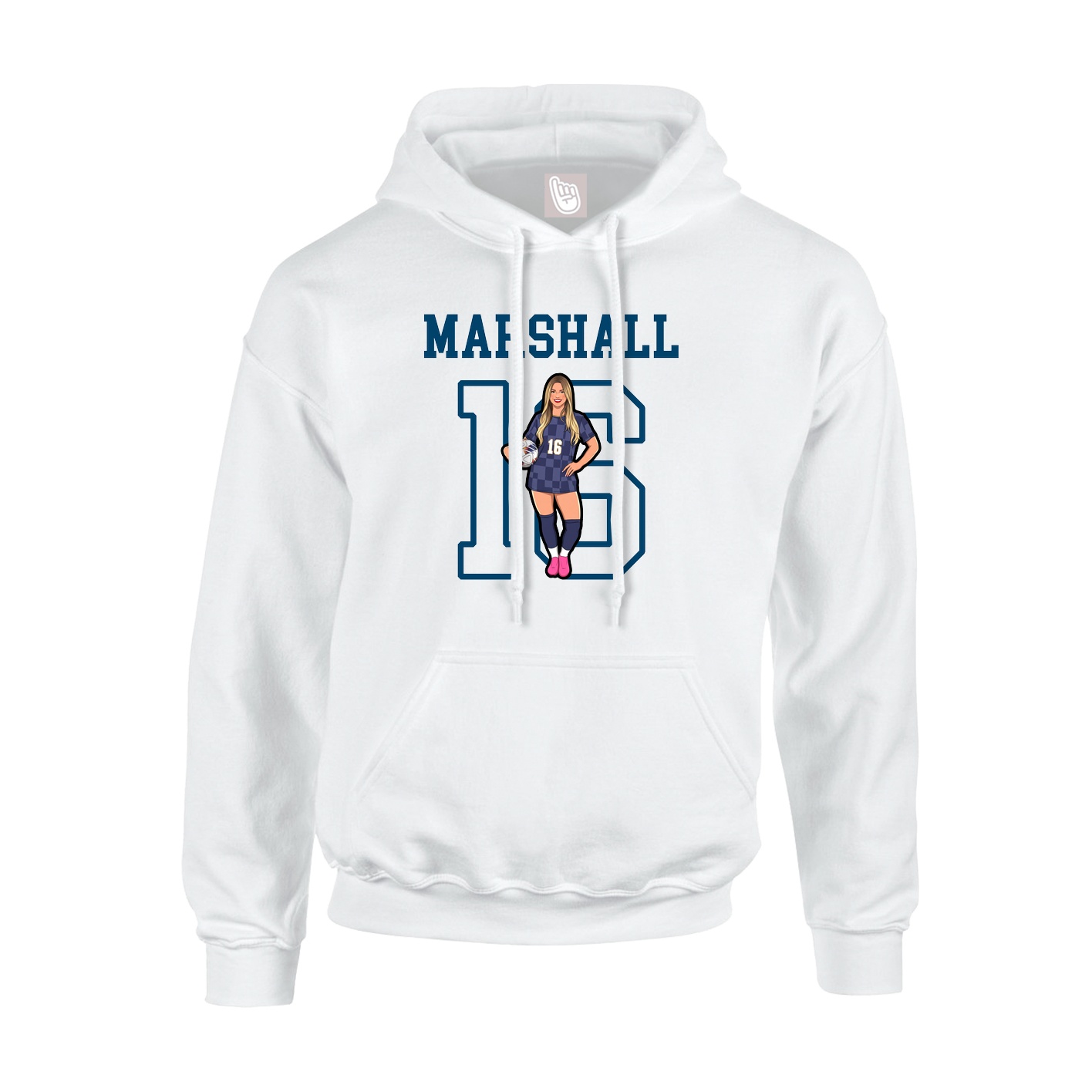 Youth Hoodie — Shirsey in White