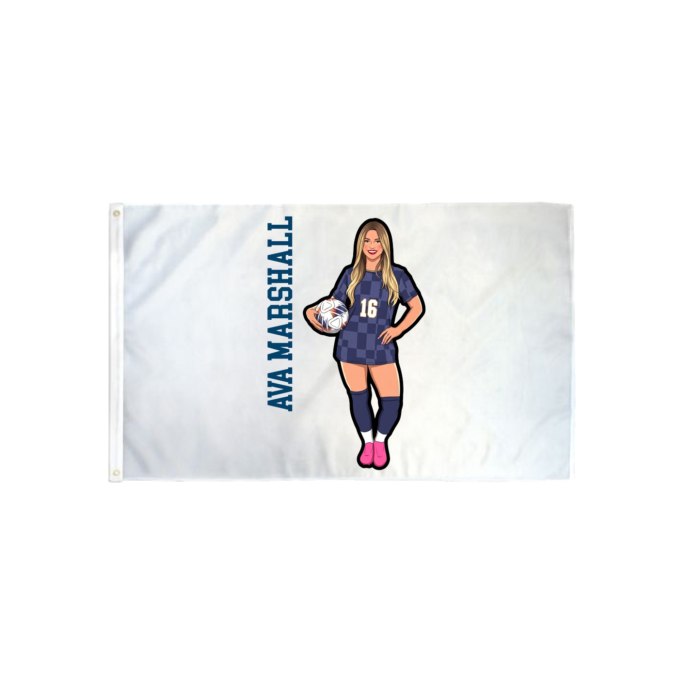 3x5 Flag — Name Vertical in Classic