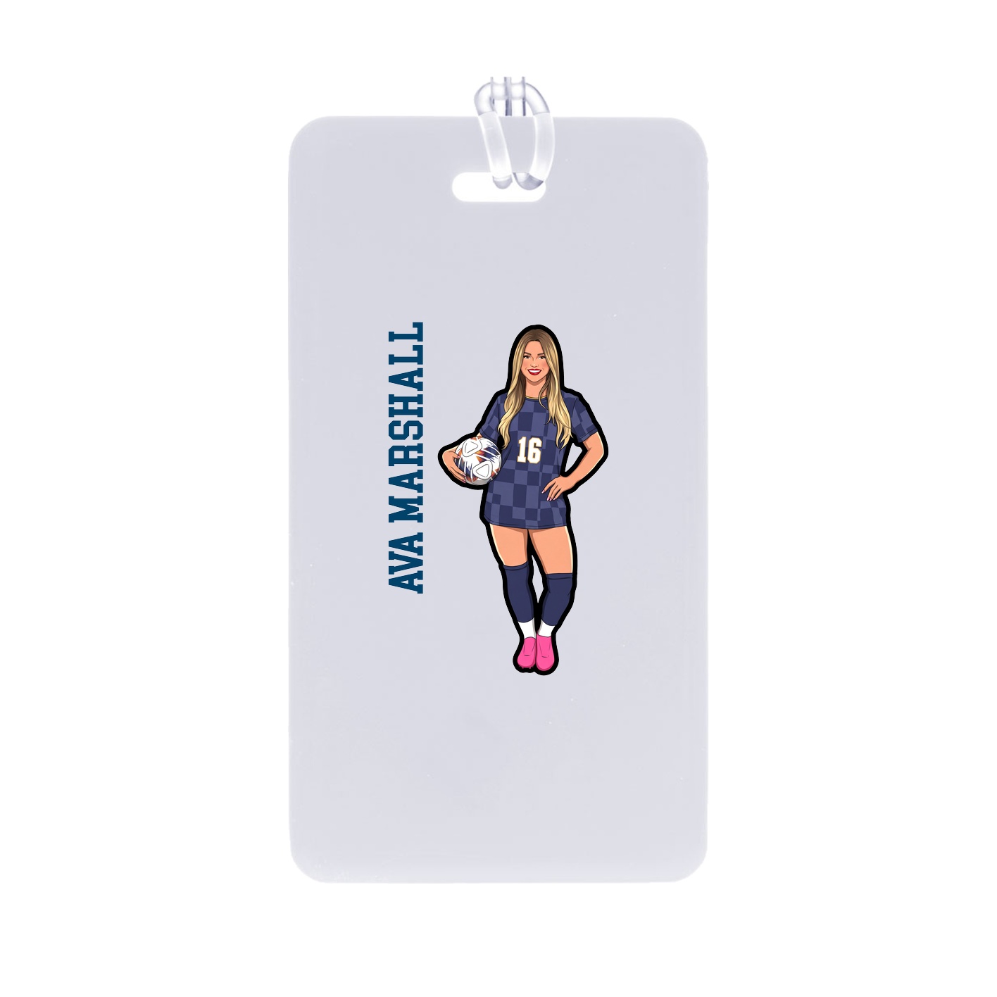 Bag Tag — Name Vertical in Classic