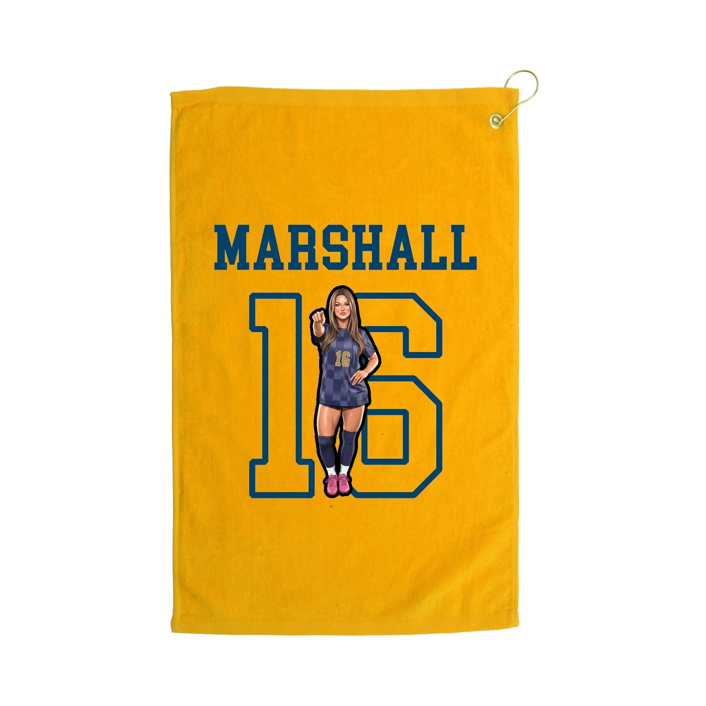 Golf Towel — Shirsey in Gold