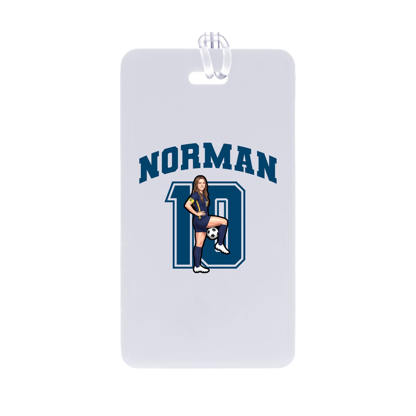 Bag Tag — Number in Classic