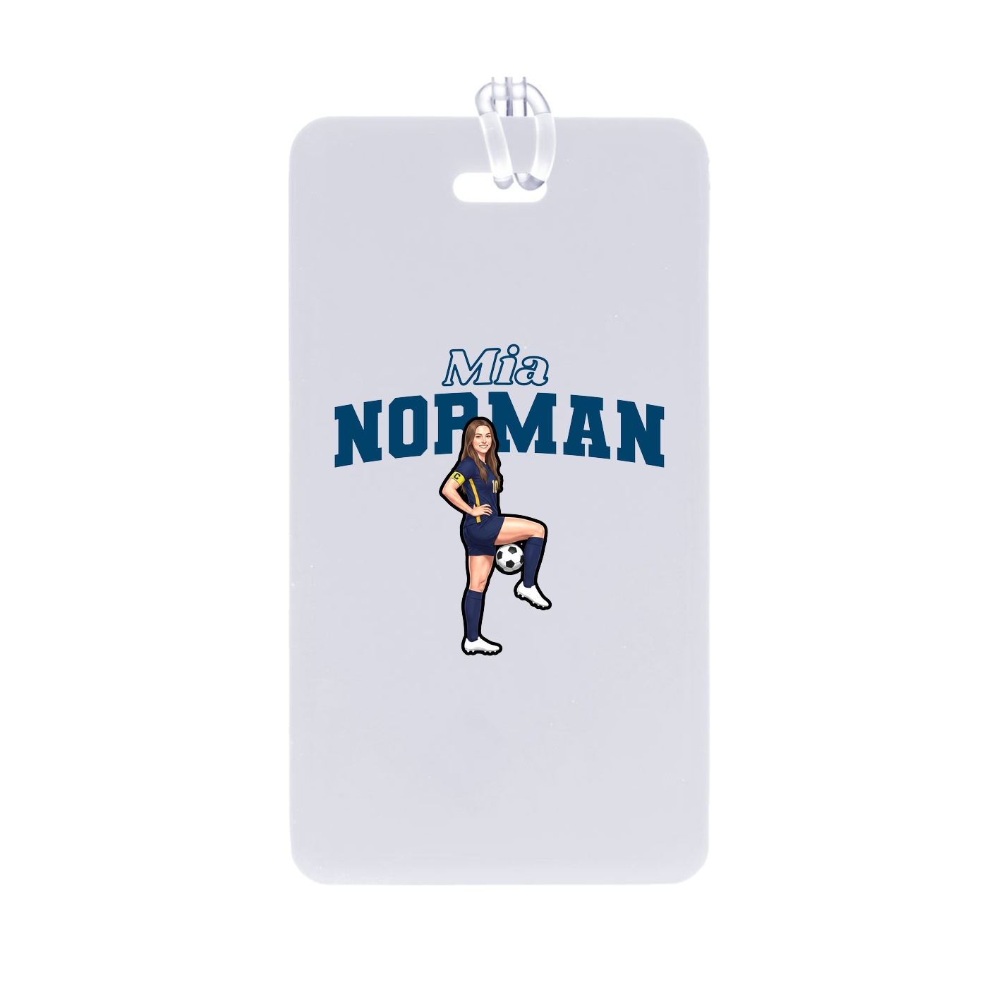 Bag Tag — Name Arch in Classic
