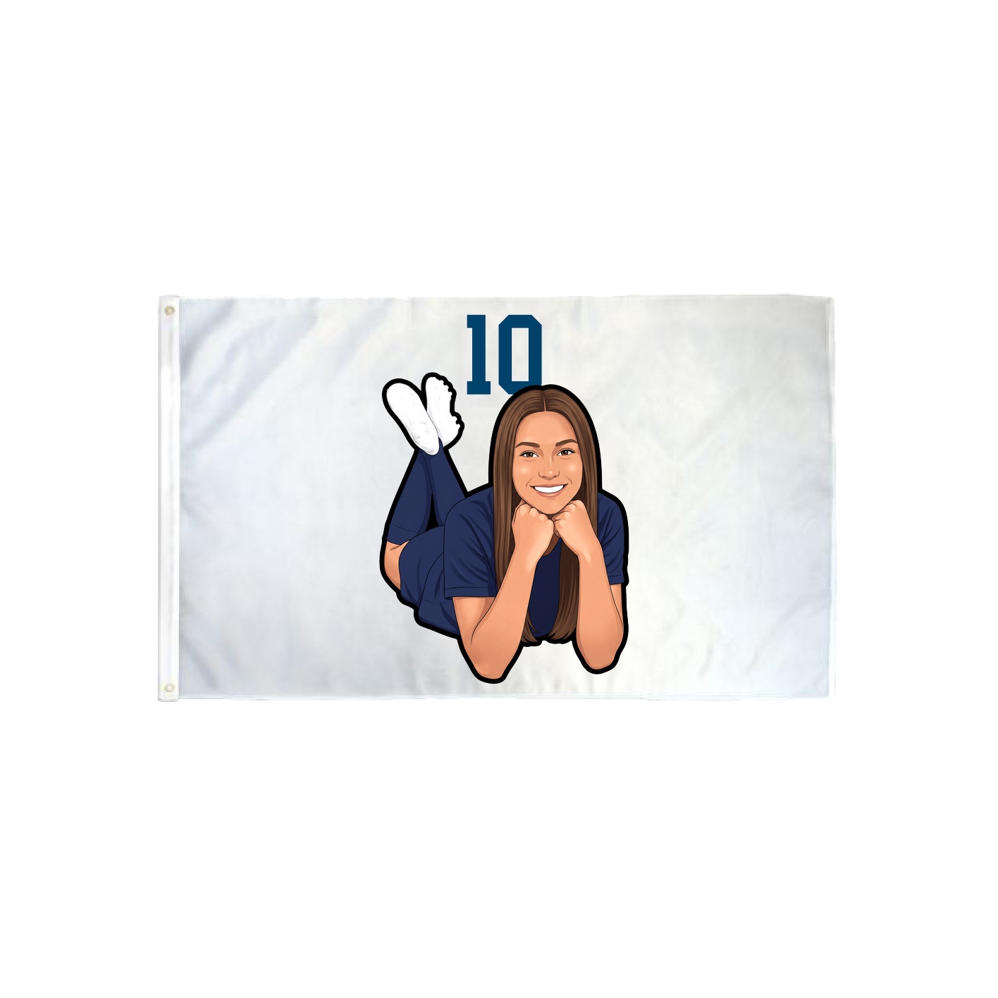 3x5 Flag — Number Top in Classic
