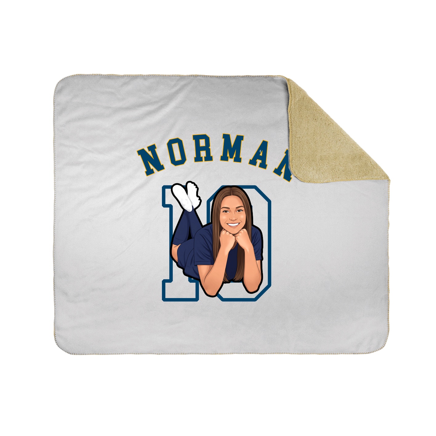 Throw Blanket — Shirsey Arch in White