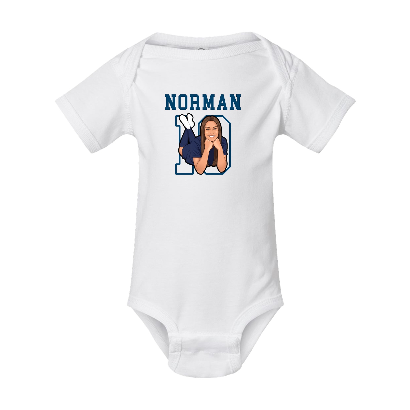 Baby Onesie — Shirsey in White
