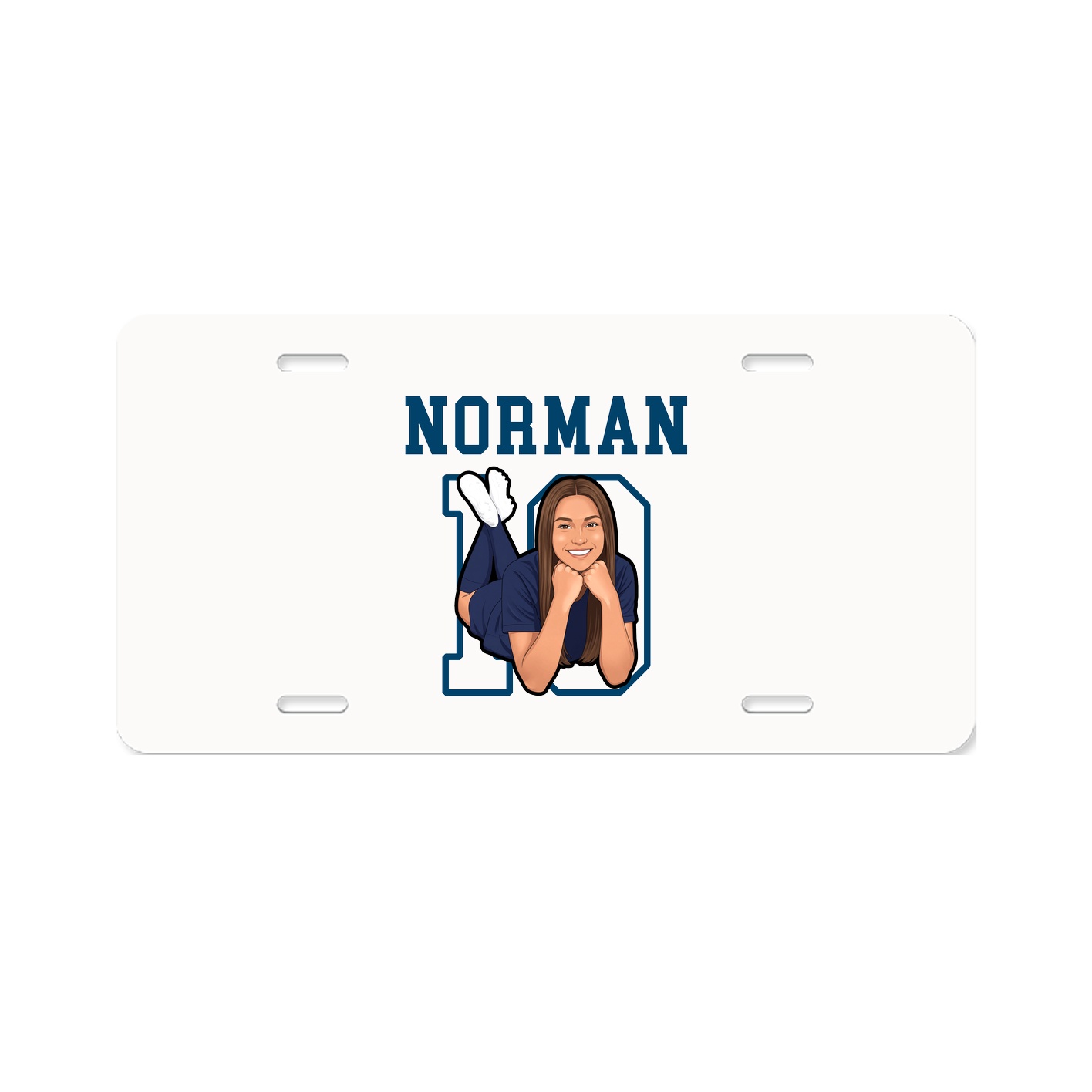 License Plate — Shirsey in Classic