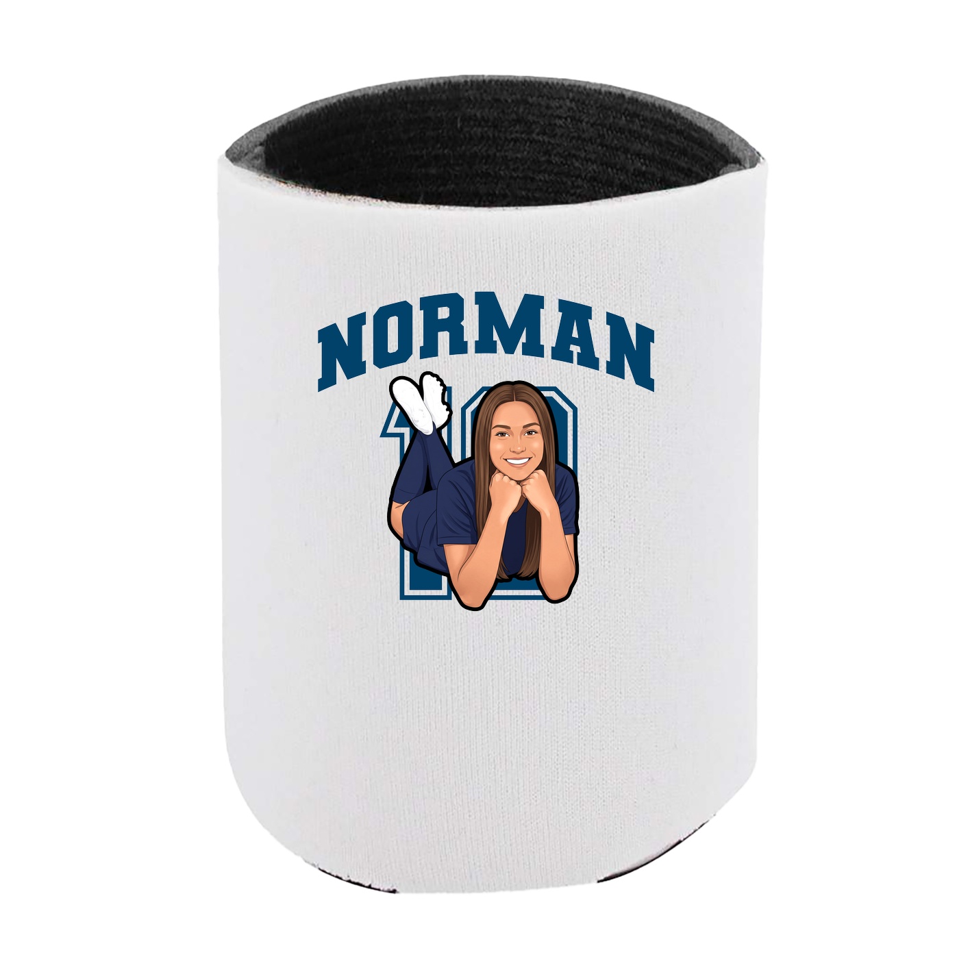 Can Holder — Number in White