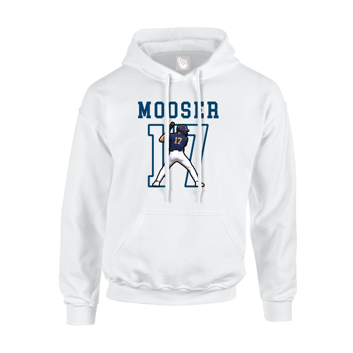 Hoodie — Shirsey in White