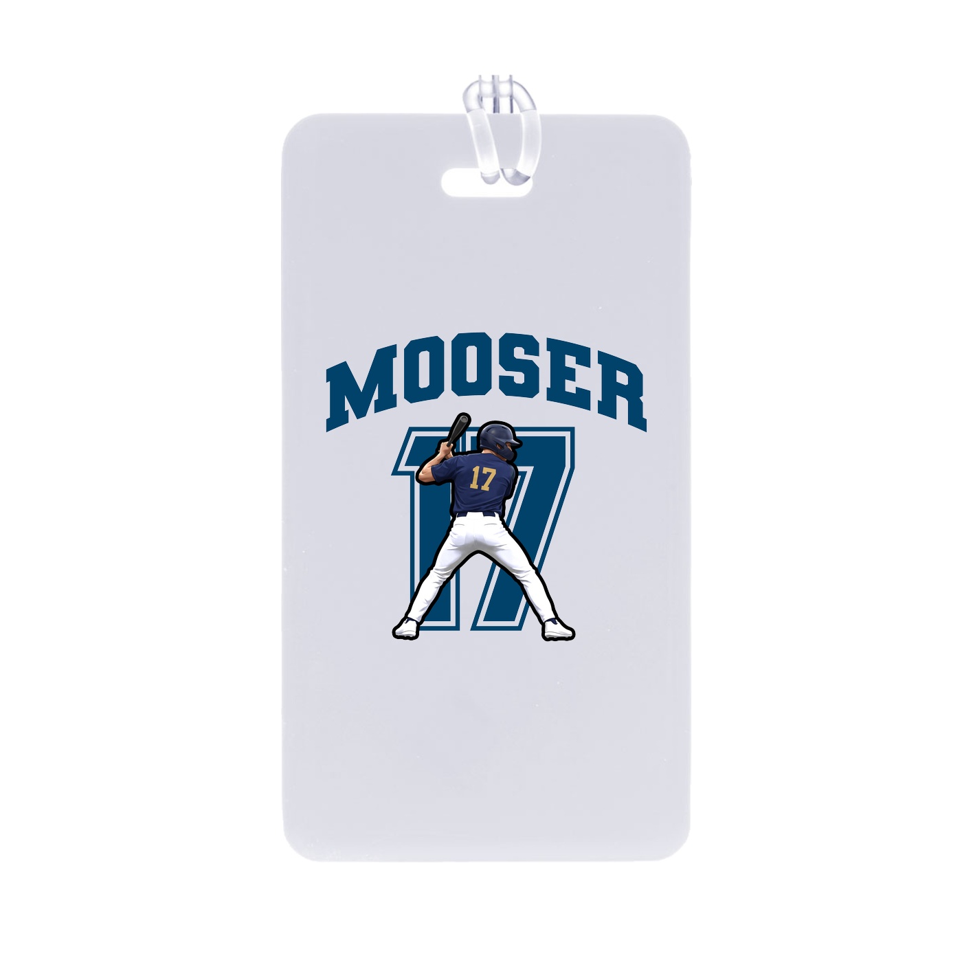 Bag Tag — Number in Classic