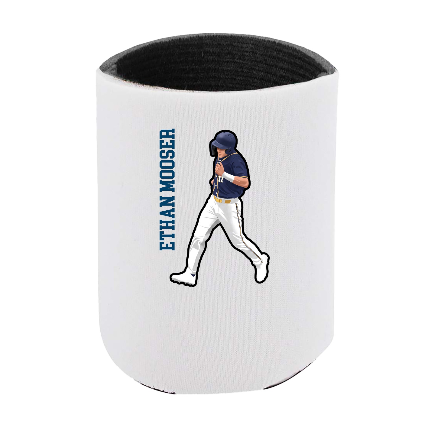 Can Holder — Name Vertical in White