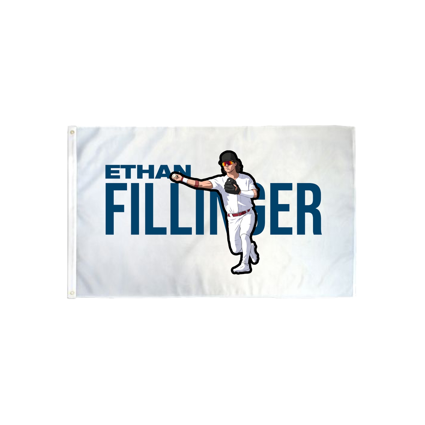 3x5 Flag — Player Name in Classic